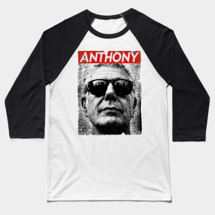 Anthony Bourdain ⚡ ☠💀 ϟ Baseball T-Shirt